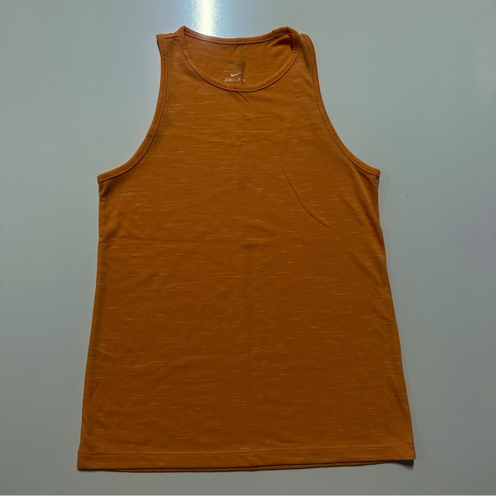 Nike dri-fit orange tank top size XS